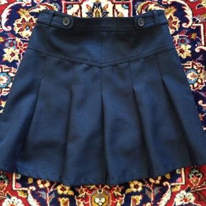 Uniform Pleated Skirt with Shorts (Skort)